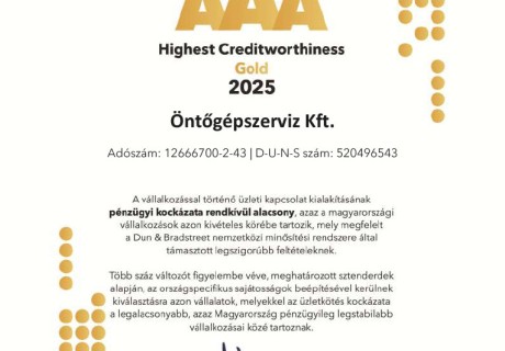 Dun & Bradstreet minősítés